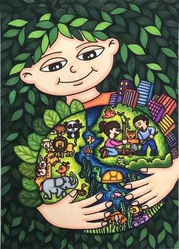 彩云杯中小学生绘画比赛小学组一等奖获奖作品展示2