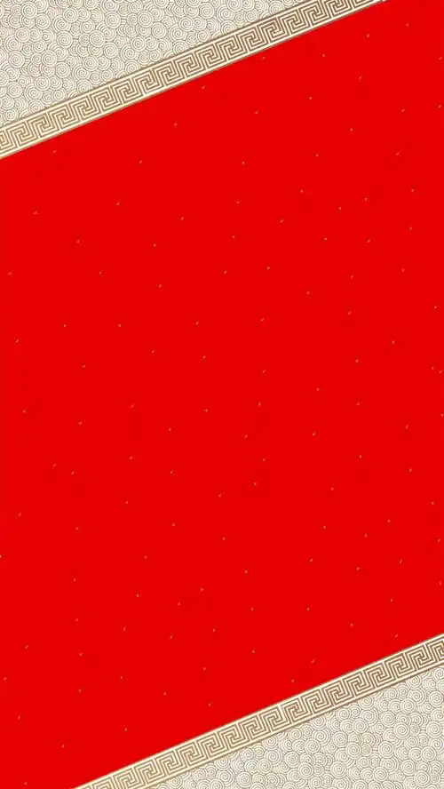 大气红色中国风h5背景