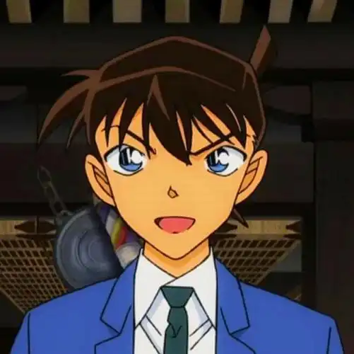 工藤新一自截头像高中生阶段果然是最帅的