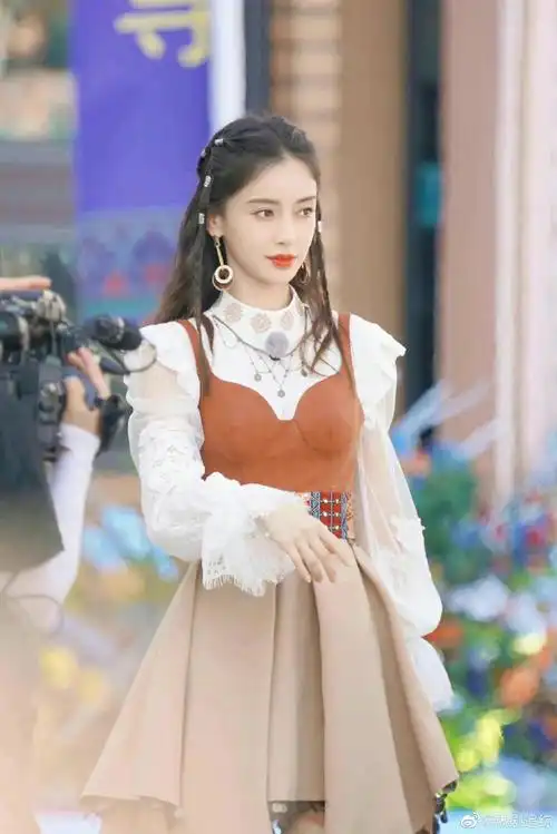 angelababy奔跑吧西域公主造型##奔跑吧angelababy
