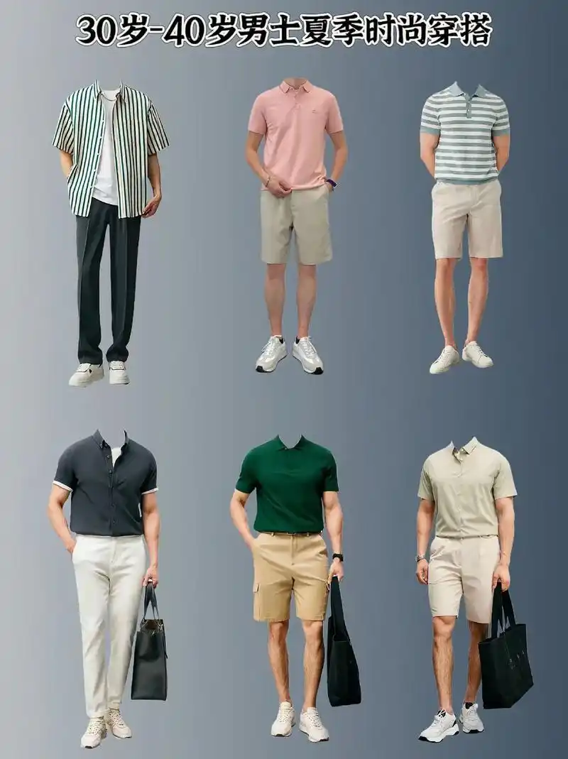男神们看过来,男生夏日时尚穿搭来啦