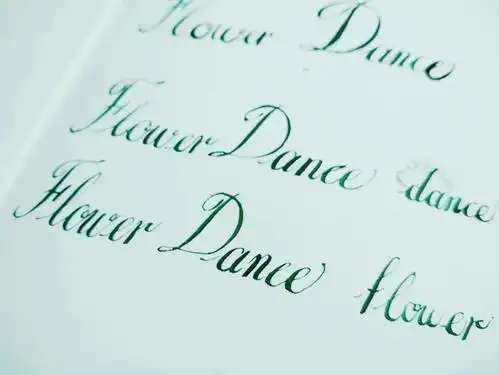 书写一片天地——英文花体字|平面|字体/字形|绪花大人 - 原创作品