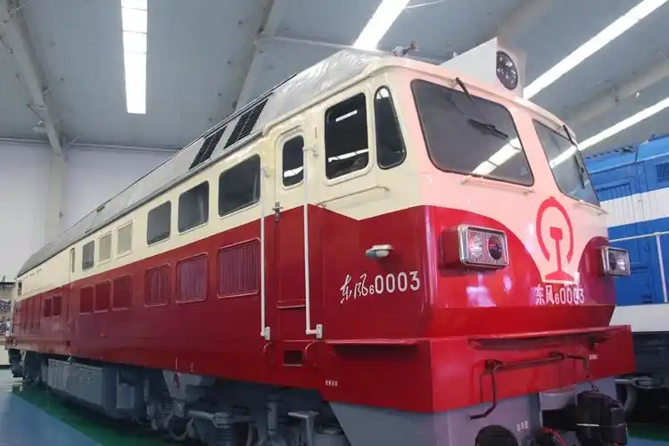 中国沈阳铁路陈列馆东风6型0003号内燃机车