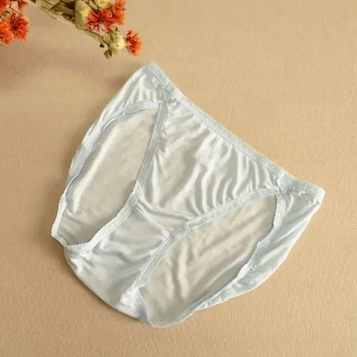 真丝内裤女桑蚕丝性感无痕内裤