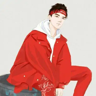 易烊千玺动漫头像帅气图片