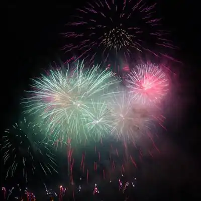 烟花头像唯美图片