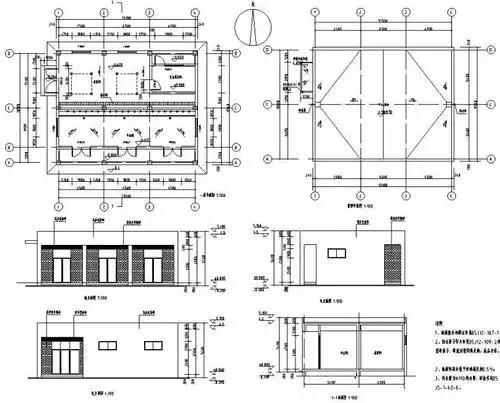 建筑功能:其他 高度类别:单层建筑 地上层数:1层 图纸深度:施工图