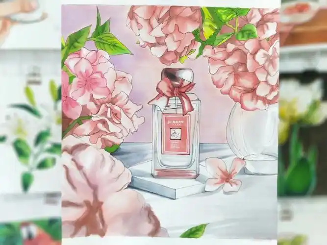 粉肉色系超好用#寻找小红书绘画大神  #马克笔手绘  #祖马龙香水