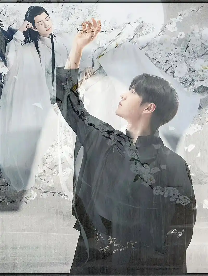 肖战王一博壁纸."并蒂双生,相依相伴,因果宿命,前世今生,无 - 抖音