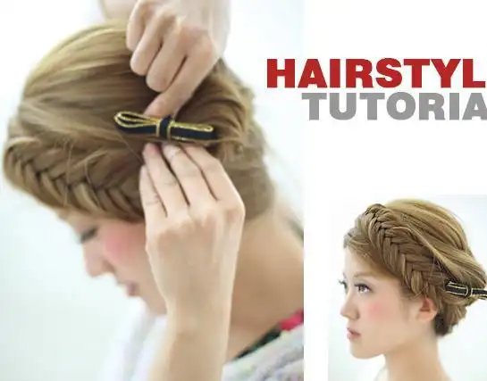 俄罗斯风情盘发:短发&长发都能盘出唯美感