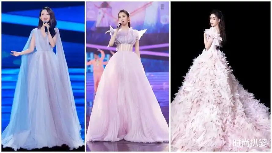 国庆晚会韩红瘦了,张韶涵精致如瓷瓶!杨紫穿对裙子却保守封腰