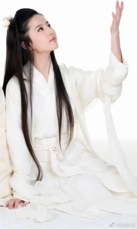 刘亦菲古装侧颜线条