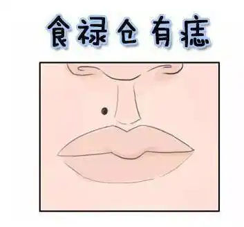 第三种:食禄仓有痣