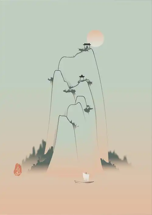 山|插画|艺术插画|蛮子ren_原创作品-站酷zcool