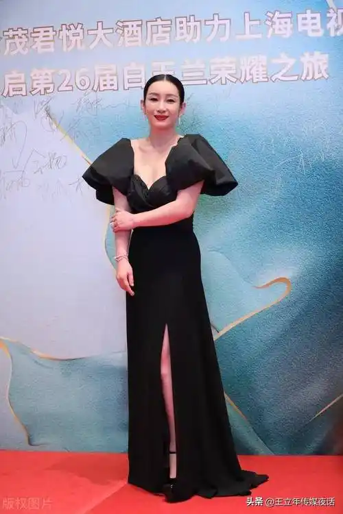 秦海璐栩栩华生:礼服深v的诱惑济宁摄影文学写作教案:写作小哥中,华丽