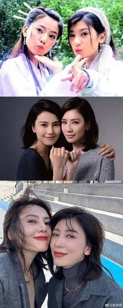 周芷若赵敏和解##高圆圆贾静雯同穿一件大衣##高圆圆贾静雯合体封