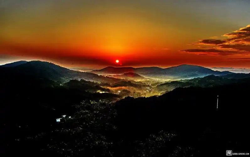 生态建设让固始九华山美如画