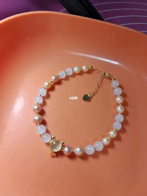 小金鱼珍珠水晶手链