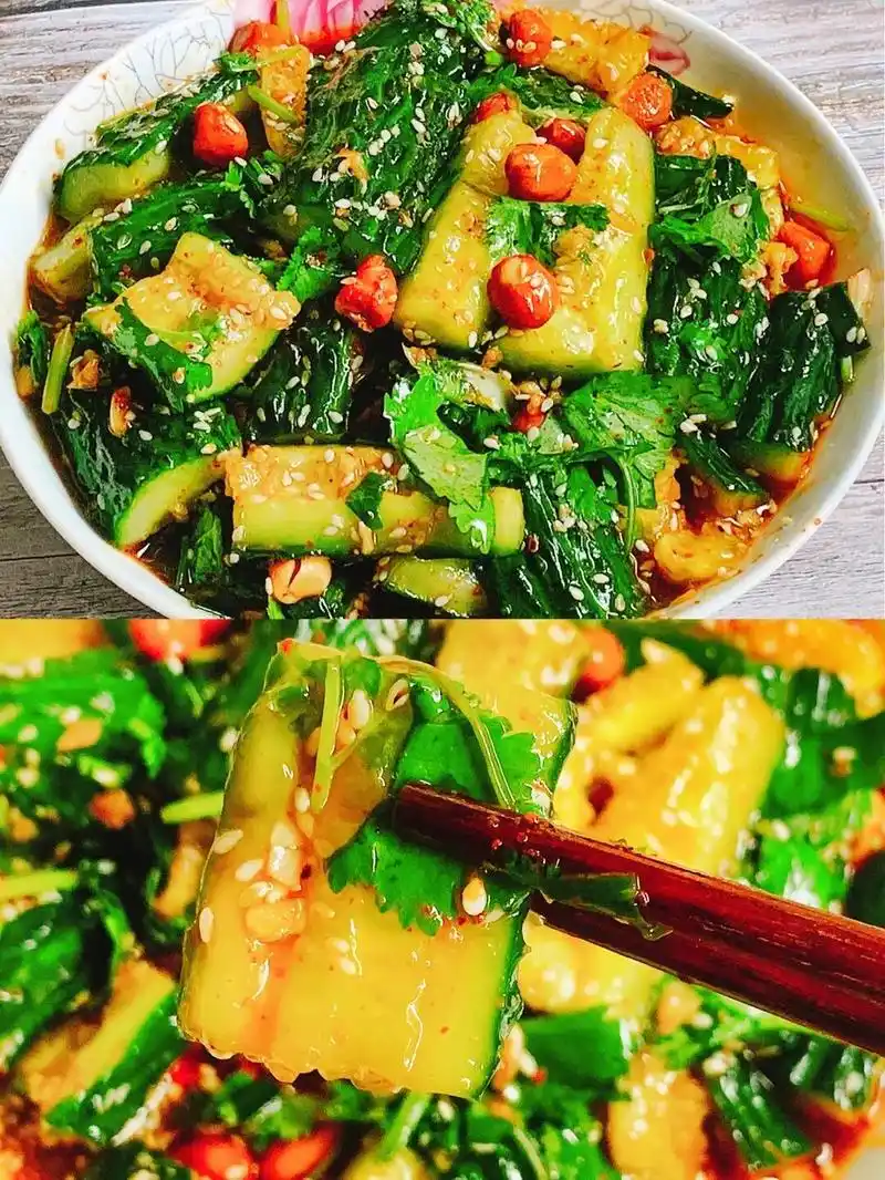 酸酸辣辣巨开胃超过瘾的凉拌黄瓜06.