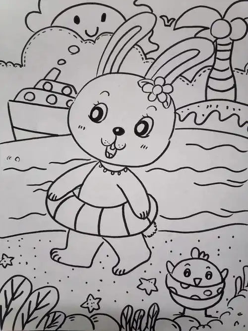 幼儿园考编简笔画