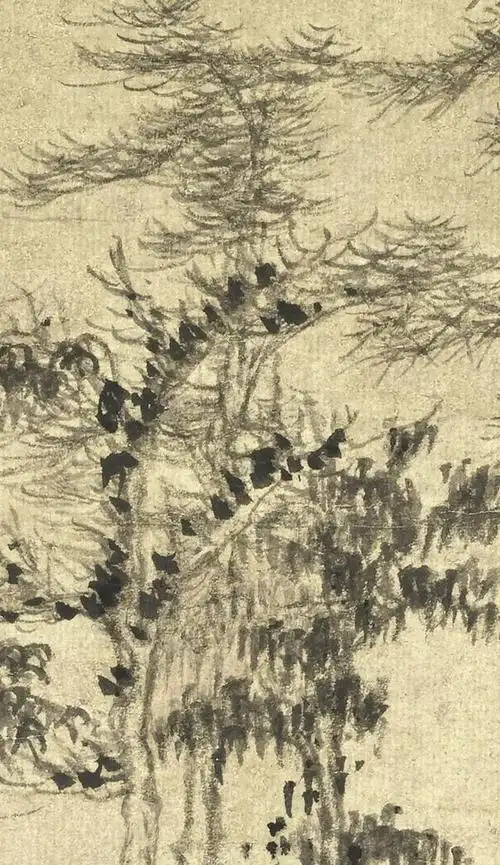 元倪瓒六君子图上海博物馆藏