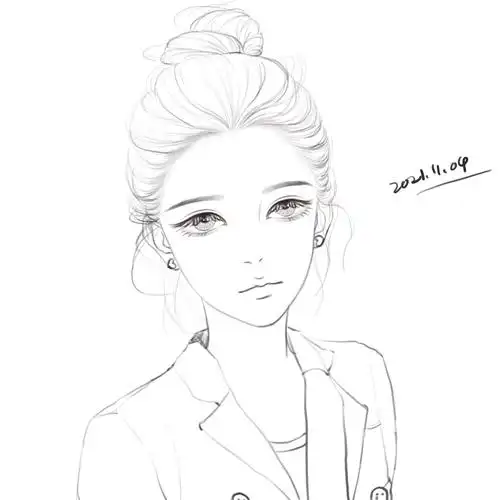 头像线稿练习