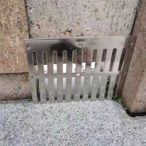 雨水篦子楼顶墙角格栅不锈钢方形地漏盖片下水道防堵过滤网罩片渠闸片