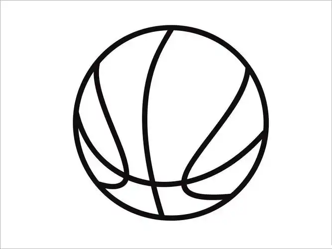 篮球简笔画