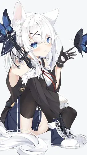 萌系治愈动漫美女手机壁纸