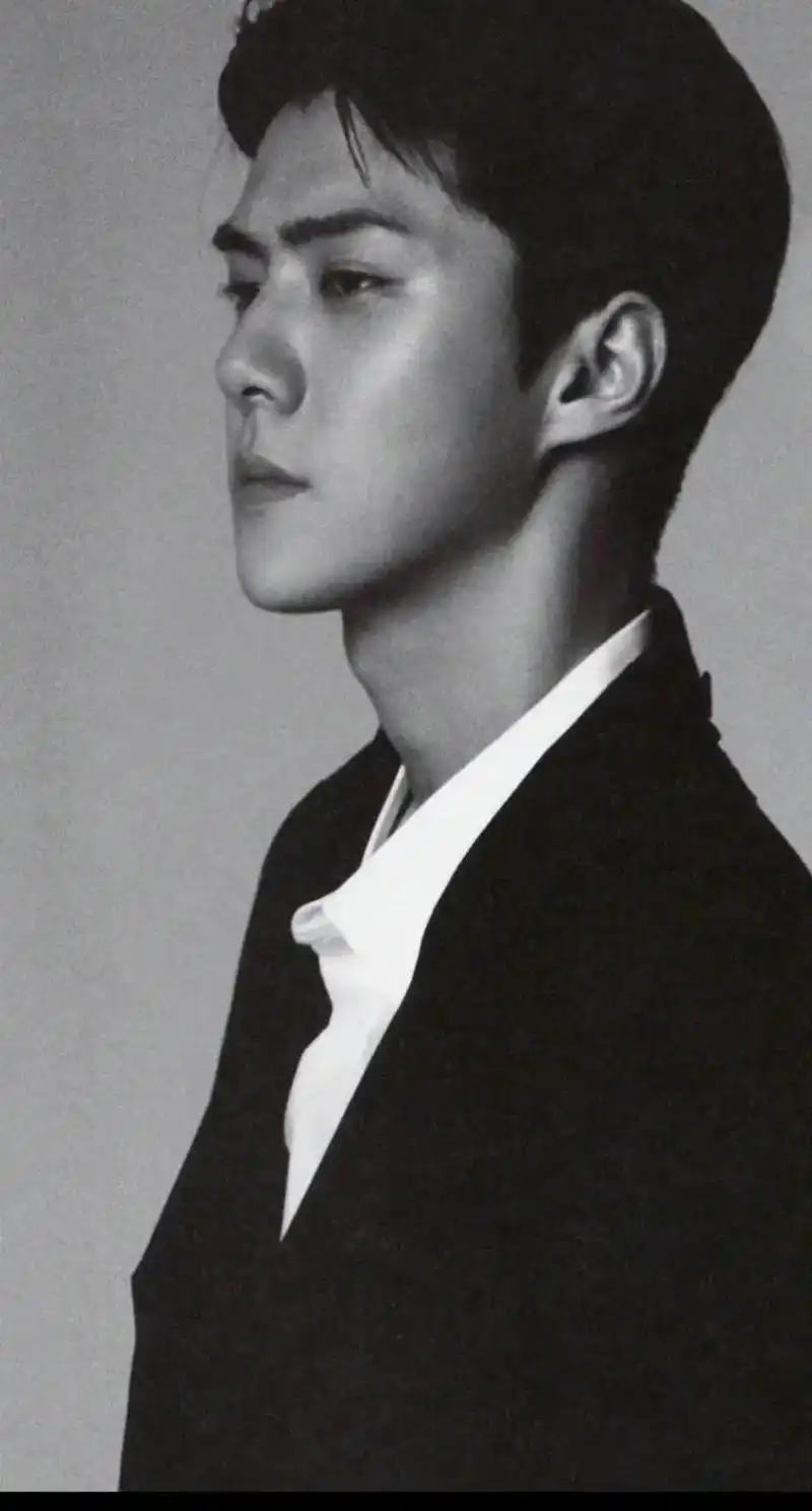 吴世勋#黑白帅照 - 抖音