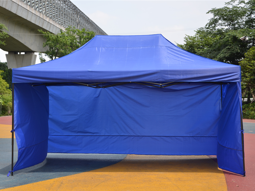 销品户外广告帐篷防雨伸缩雨棚遮阳棚停车四脚折叠摆摊帐篷伞三面