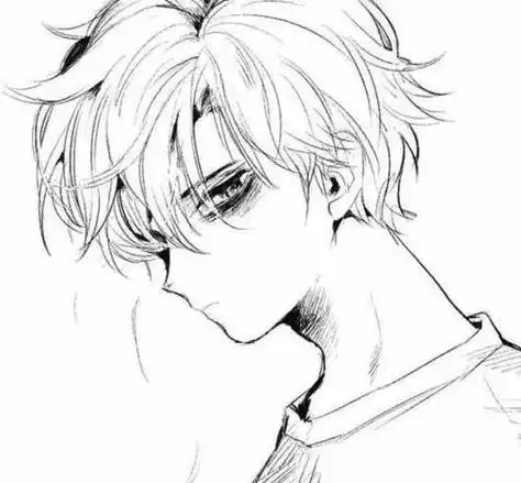 漫画男怎么画简笔画(帅气的动漫男生简笔画怎么画) -【爱个性】