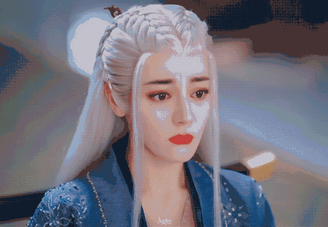 迪丽热巴帝梓元白发上线##安乐传