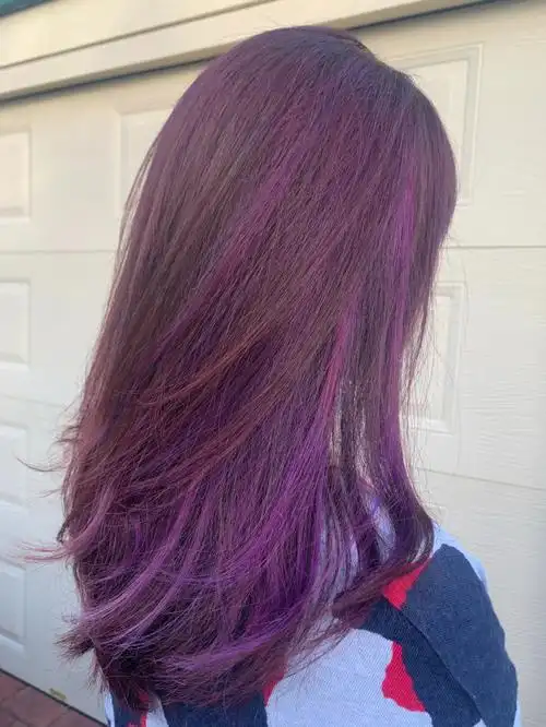 缤纷渐层迷幻紫