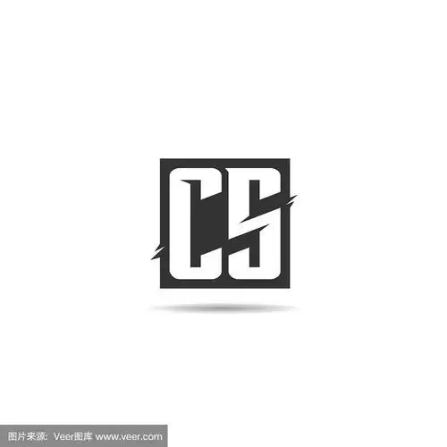 首字母cs标志模板设计