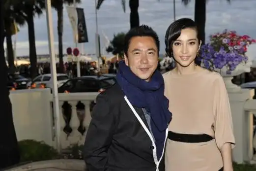 图文戛纳华谊之夜王中磊和李冰冰