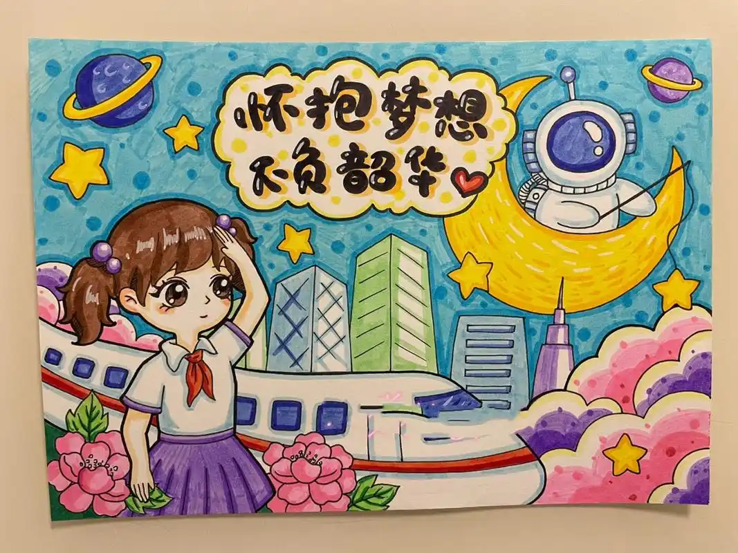 画画约稿!怀抱梦想不负韶华 美丽南京主题画