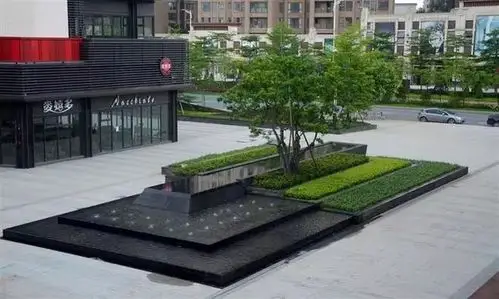 水景-花瓣网|陪你做生活的设计师 | 入口景观标识墙