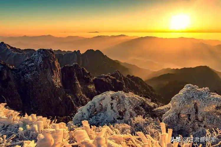 黄山风景区位于安徽省南部黄山市境内,是安徽旅游的标志,是中国十大