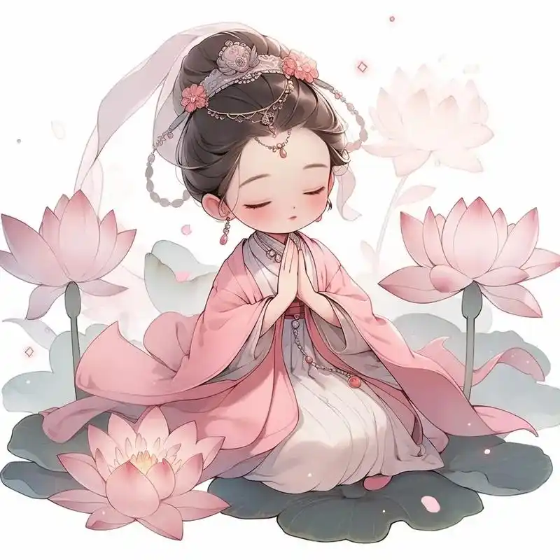 淡定淡定.#古风头像 #古装仙女插 - 抖音