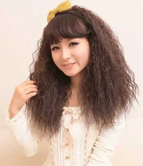 激发"萌"甜靓女生玉米烫发型,烫发图片,发型图片