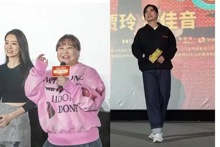 42岁贾玲官宣新身份,穿深v连衣裙身姿曼妙,打破体重反弹传言