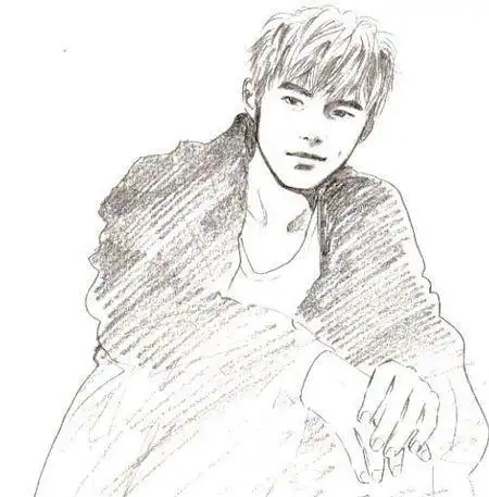 周杰伦简笔画周杰伦头像简笔画图片