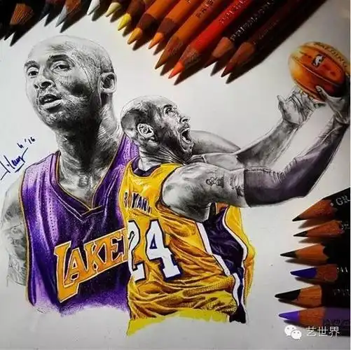 我能想到最好的致敬,就是把你留在画中_科比