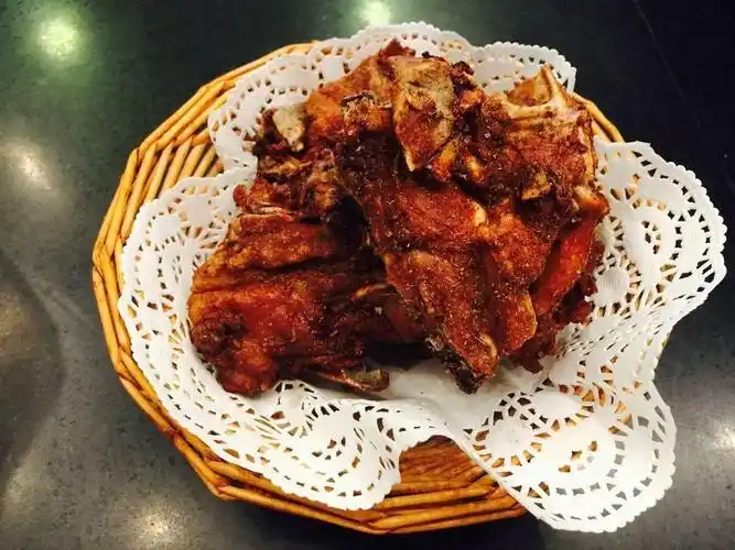 老式炸鸡架图片