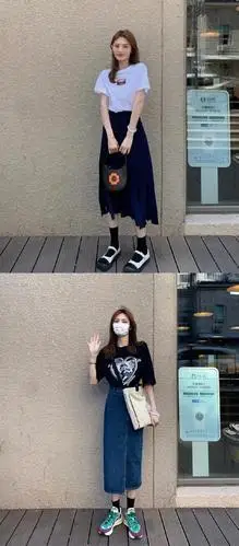 style|简约舒适的韩系夏日穿搭look