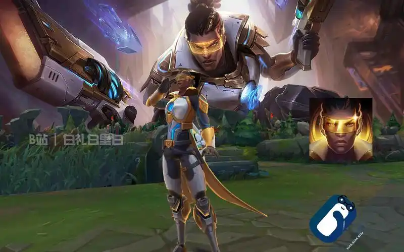 【英雄联盟】至臻 未来战士 卢锡安 神话皮肤 特效&3d展示