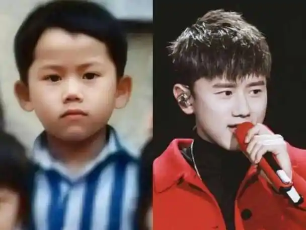 一线明星童年对比照,刘德华变化大,沙溢,沈腾确实从小帅到大_小时候