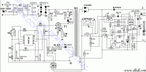 36v电动车充电器原理图