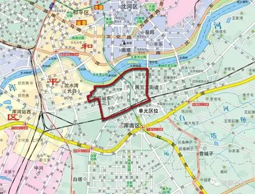 浑南的未来发展在此中心城区十大板块最新规划图发布